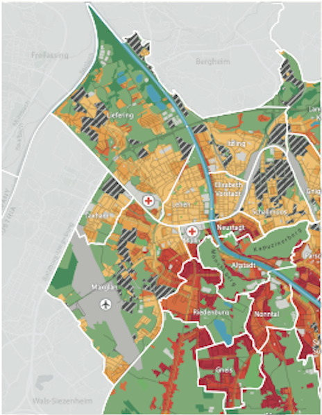 Wohnlagenkarten mit Preis-Übersicht Stadt & Umgebung