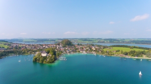 Blick auf Mattsee am Wallersee_Salzburger Seenland