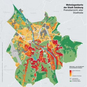 Preisüberblick Salzburger Stadtteile 2020