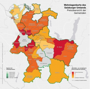 Preisüberblick Salzburg-Umgebung 2020