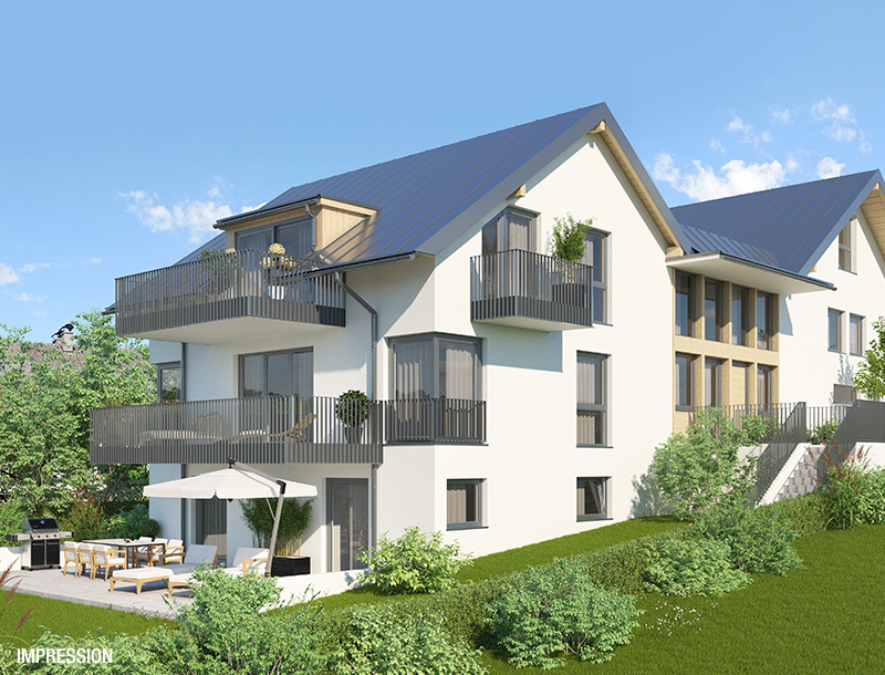 Stadt.Land.Glück 3 ZimmerWohnung ca. 74 m² ca. 90 m² Wfl. + Garten