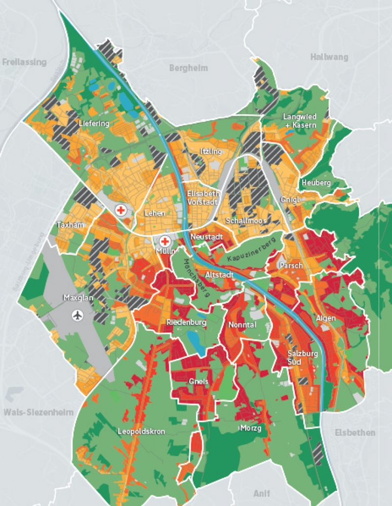 Wohnlagenkarten mit Preis-Übersicht Stadt & Umgebung